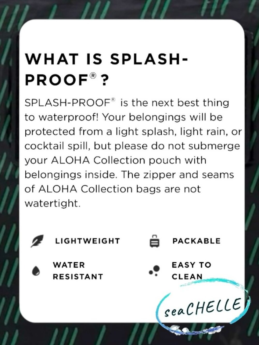 ALOHA Collection x Sig Zane—Small Pouch—Limited Edition Leiha'a Rain *NWT* - Picture 8 of 8